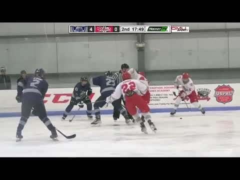 WBS Knights VS Charlotte Rush Nationals Dark Blue #22 Goal at 6:10 HockeyTV Cut off last 11 minutes