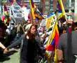 Pro and anti Chinese Protesters Face Off in San Francisco