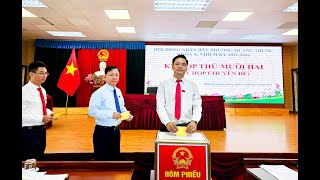 Kỳ họp chuyên đề HĐND phường Quang Trung khóa X, nhiệm kỳ 2021-2026