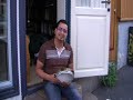 Hany talks about the Riq and shows some strokes.