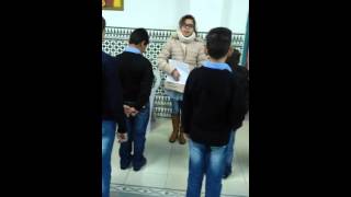 نشاط الطابور الصباحي من مدرسة القبس للإعاقة البصرية