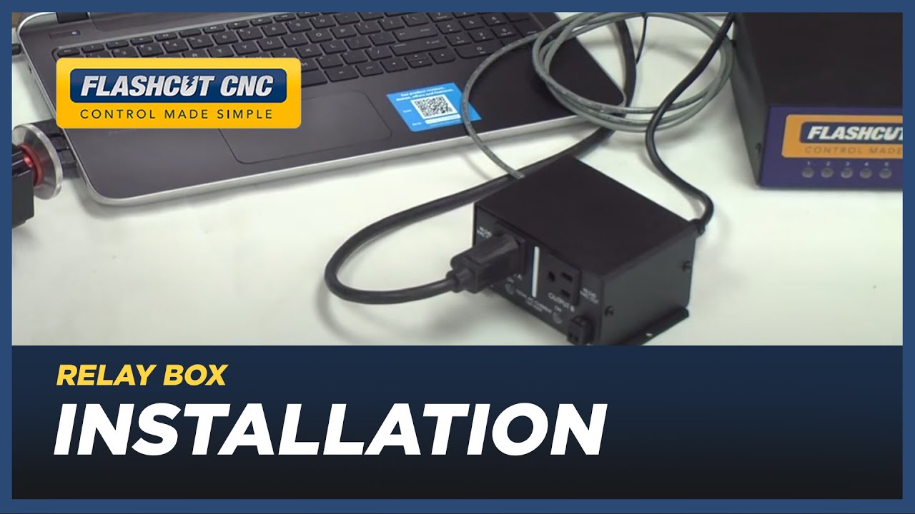 FlashCut CNC Relay Box Installation