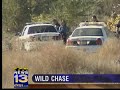 Three Charged As Car Chase Injures Cop