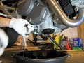 First oil / filter change on my Ducati Monster 696. This also covers the removal and cleaning of the oil pickup screen.