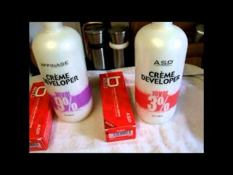 BeautyBooties - So it finally happened! And I love love love it! I used Affinage B-red in 52? With Affinage Developers 10% and 30%vol it took about an hour to do and develop...