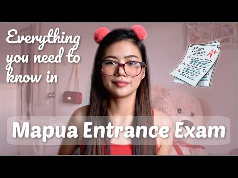 Mapua College Entrance Exam 2020