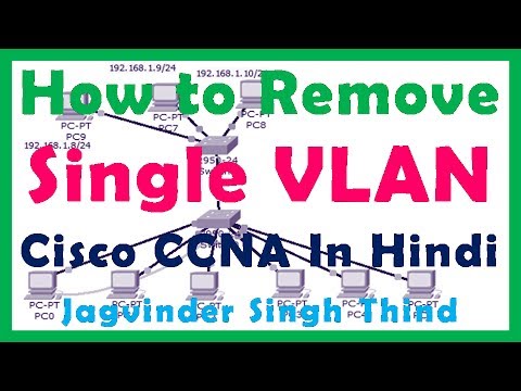 how to remove vlan