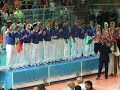 ITALIA NAZIONALE DI VOLLEY FEMMINILE MEDAGLIA D'ORO AI XVI GIOCHI DEL MEDITERRANEO
