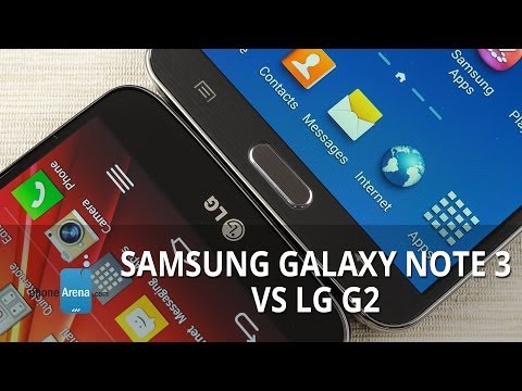 Samsung Galaxy Note 3 vs LG G2