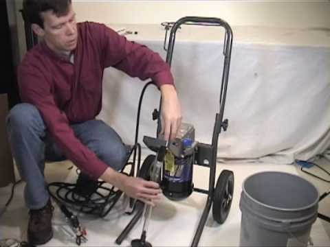 fix paint sprayer - Need to paint a large surface quickly? Check out this video to learn more about how airless paint sprayers can help. Video covers styles available, how to se...