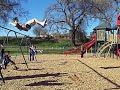 Tommy breaks the swing record. Tommy breaks the swing record.