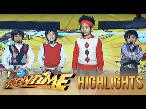 Happy day for F4 MiniME on It's Showtime