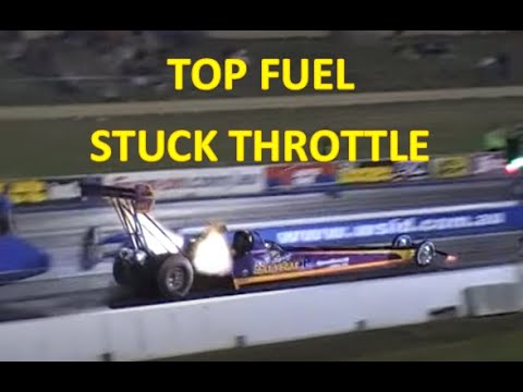 Pommy Steve Read Top Fuel stuck throttle crash