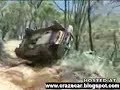 SUV Over A Cliff