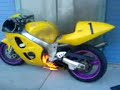Suzuki Gsxr on fire at Acr