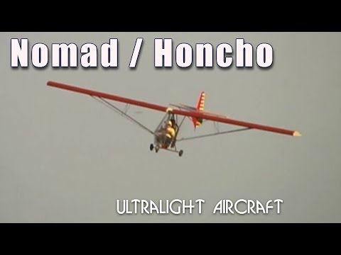 ultralight sailplane - http://www.sportaviationmagazine.com – Nomad: Honcho design represents a family of aircraft utilizing common components. This high wing, pusher monoplanes feature 3-axis aerodynamic tricycle...