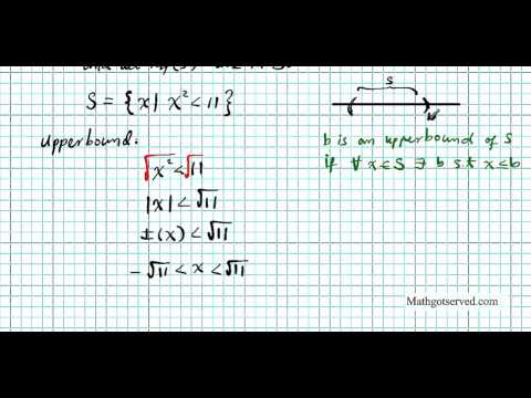 how to prove supremum