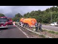Trafikulykke. På Vejlefjordbroen Danmark. Trafikulykke. På Vejlefjordbroen Danmark.