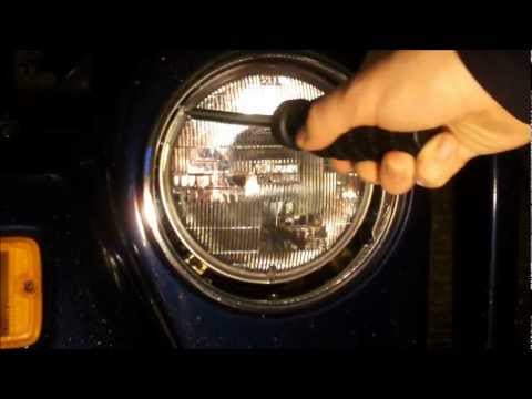 how to adjust jeep jk headlights