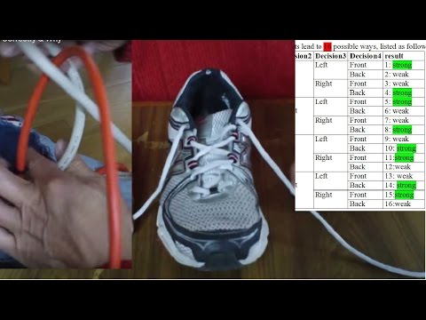 how to fasten shoelaces