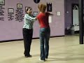 Karynn´s salsa test with Tanja