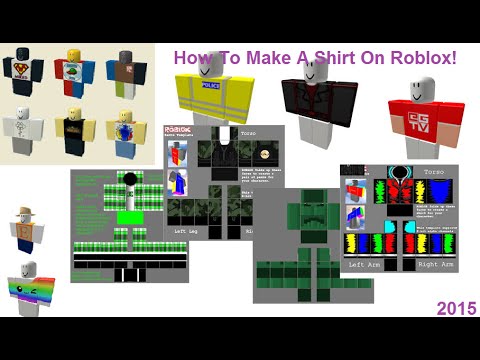 roblox how to make a shirt