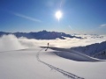 Heli-skiing at CMH Adamants on Dec 1, 2009. Video By Craig mcgee