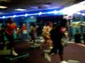 workout..step aerobics.