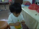 I-Vern Eating Chicken
