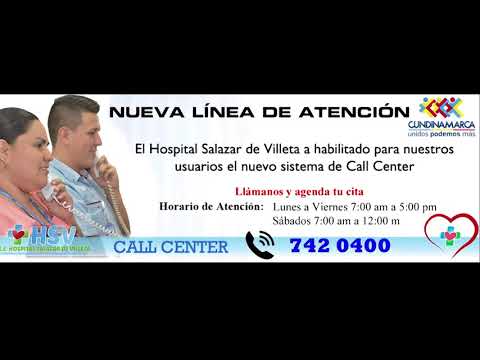 COMERCIAL CALL CENTER HOSPITAL SALAZAR DE VILLETA