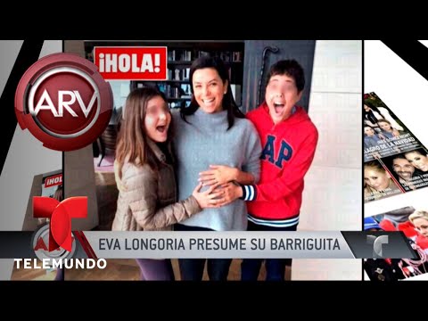 Eva Longoria presume radiante su embarazo | Al Rojo Vivo | Telemundo