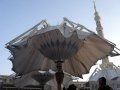 japanese umbrellas closing in Madinah. turkish camera(muhammed aslangil)....