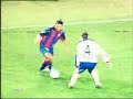 Messi, Cristiano Ronaldo y Ronaldinho. Regates