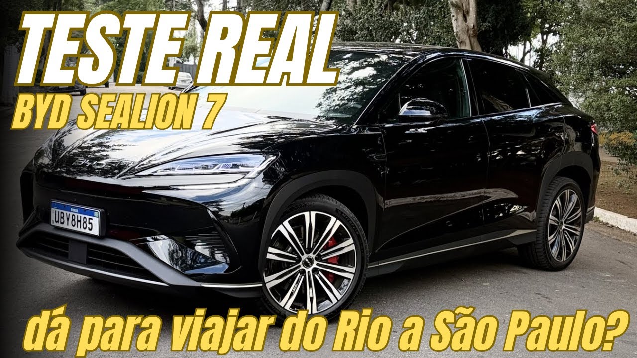 TESTE REAL BYD SEALION 7: dá para viajar do Rio a São Paulo com CARRO ELÉTRICO?