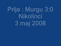 Prlja : Murgu 3:0