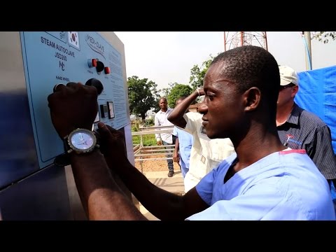 how to drain autoclave