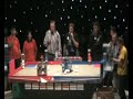(en) : footage from the french robotic cup, may 2008. 8th of final, iut of angers (red) vs robotik'cherbourg (blue) 

(fr) : coupe de france de robotique, edition 2008. ce match, en 8eme de finale, oppose l'iut d'angers (en rouge) contre robotik'cherbourg (en bleu)

arbre des rencontres des phases finales : http://www.planete-sciences.org/robot/coupe2008/live/spip.php?article18