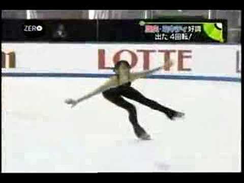 quadruple jump (Salchow) 安藤美姫 4回転ジャンプ