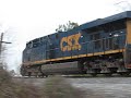 Pacing CSX freight south of Acworth