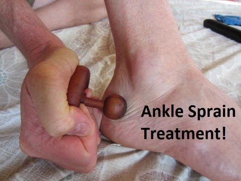 how to relieve sprained ankle pain