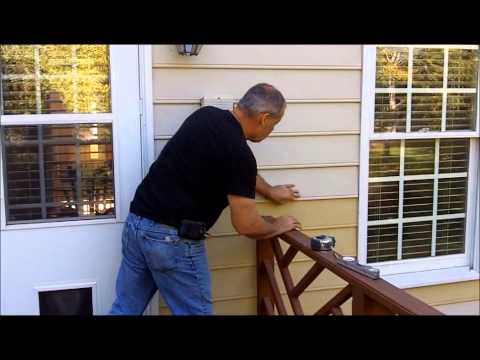 how to repair siding