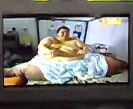 heaviest man alive. worlds fattest man exercise