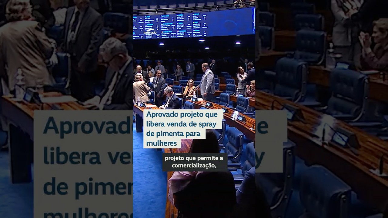 Aprovado projeto que libera venda de spray de pimenta para mulheres - #Shorts