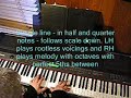 Blue Bossa Version 1 - improvised jazz piano trio
