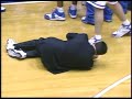 Coach K passes out