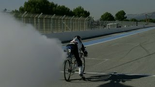 フェラーリ VS 自転車!勝ったのは自転車!?