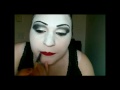 Morticia Addams Halloween Makeup