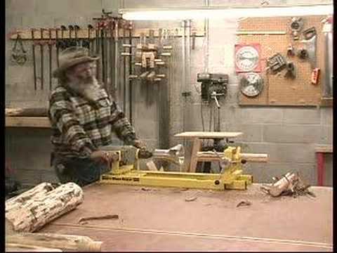 how to fasten log furniture together
