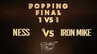 Ness vs Iron Mike – PAY THE COST TO BE THE BOSS 2021 POPPING 1v1 FINAL