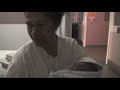 Great Gran Menga and 1day old Marley